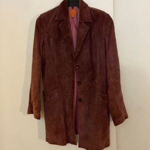 Vintage Plum suede jacket